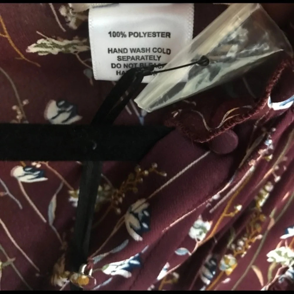 Unique Vintage 40’s Style Floral Audra Blouse, NWT - Picture 6 of 9